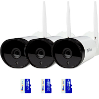 Комплект видеонаблюдения WIFI Ps-Link KIT-XMJ503-WIFI 5Мп 3 камеры Комплект видеонаблюдения WIFI Ps-Link KIT-XMJ503-WIFI 5Мп 3 камеры