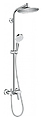 Hansgrohe HG Crometta S 240 1jet Showerpipe Ecosmart 27269000 хром Hansgrohe HG Crometta S 240 1jet Showerpipe Ecosmart 27269000 хром