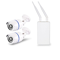 Комплект видеонаблюдения 4G Ps-Link KIT-C202-4G 2Мп 2 камеры Комплект видеонаблюдения 4G Ps-Link KIT-C202-4G 2Мп 2 камеры