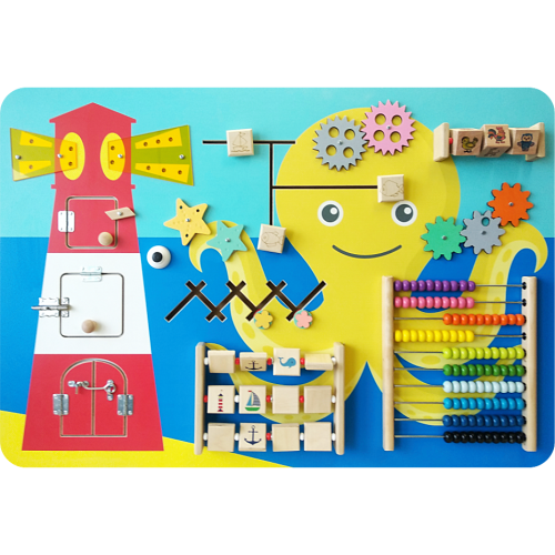 Бизиборд Маяк, 110х75 см Бизиборд Маяк, 110х75 см